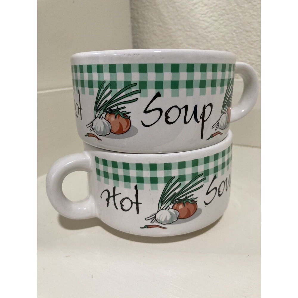 Soup Bowl Cup Croc Houston Harvest Gift Products Lot‎ of 2